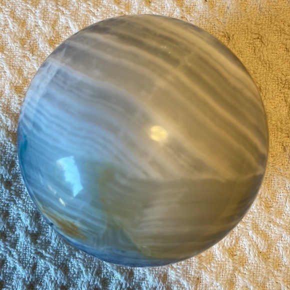 𝅺Marble Sphere Ball Natural Coloring Paperweight - Picture 3 of 6
